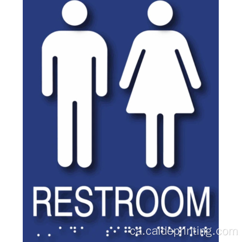 Ada Plastic Braille Signs Plaques de porta Braille